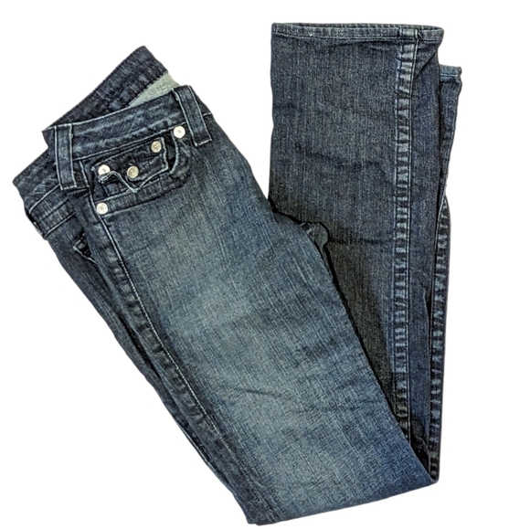 TRUE Religion straight seat blue jeans size 29 - Picture 3 of 14